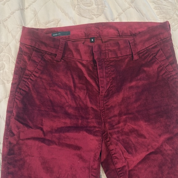 Kit from the Kloth velvet like pants, sz 6, maroon - Picture 2 of 5